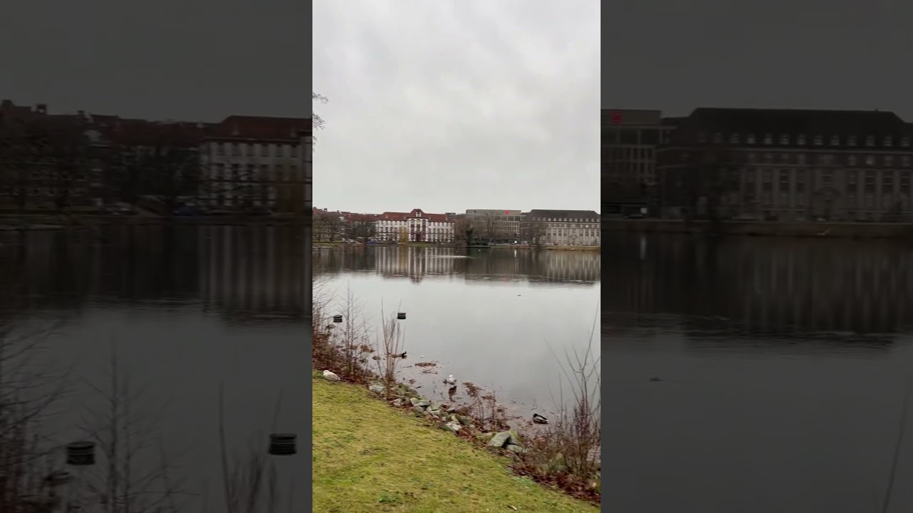 Kiel Germany winter, natural sound.