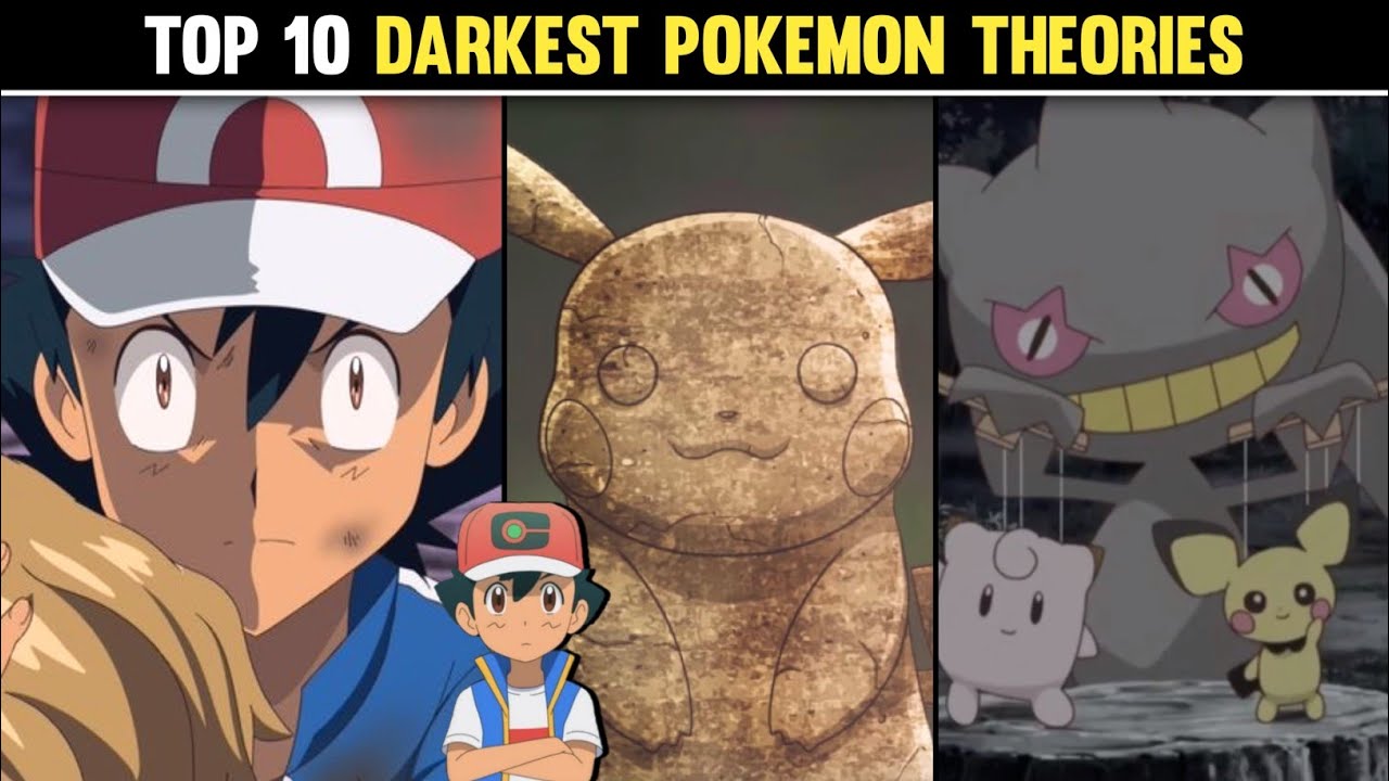 Top 10 Darkest Pokemon Theories|Top 10 Creepiest Pokemon Theories|Creepy Things in Pokemon|