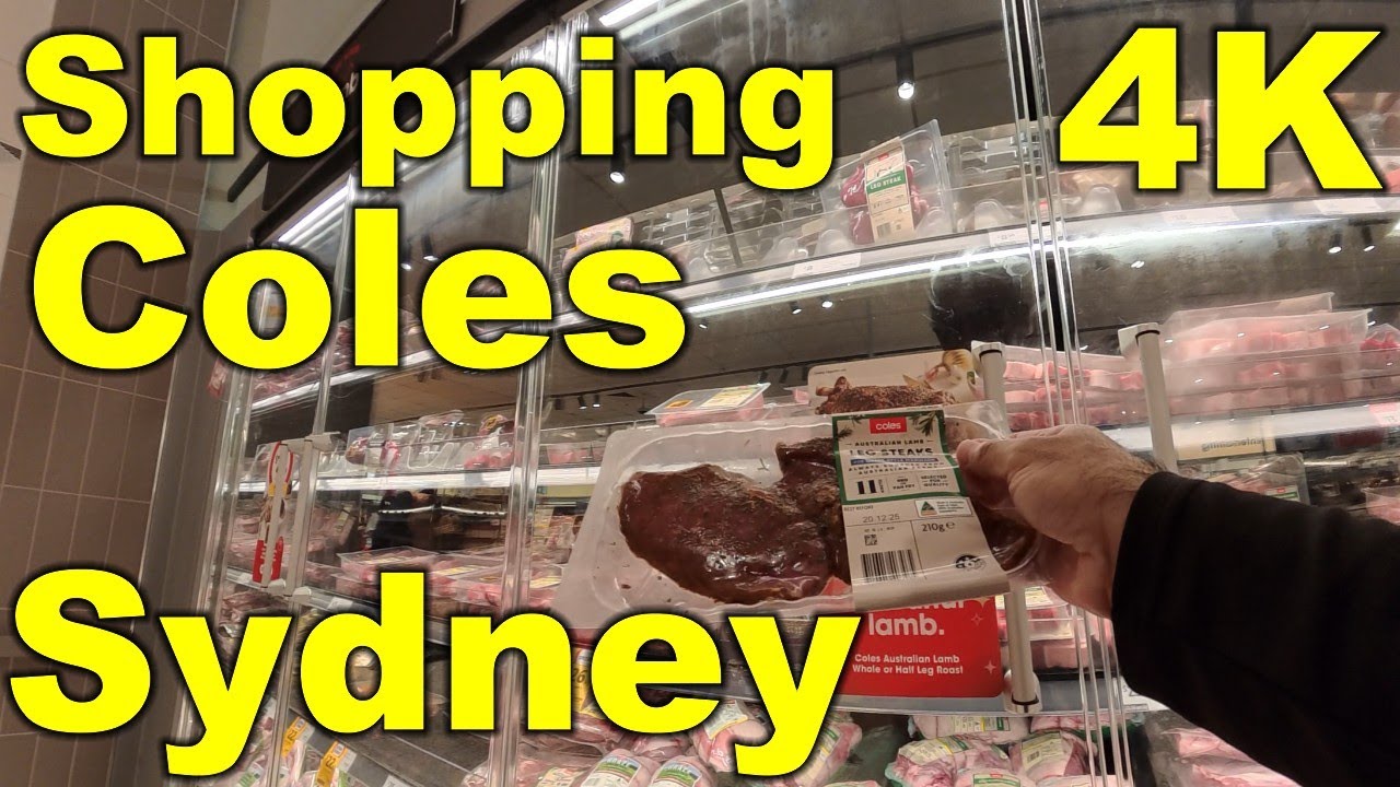 Shopping Coles, Coles Maroubra Junction, Sydney, Australia - 4K