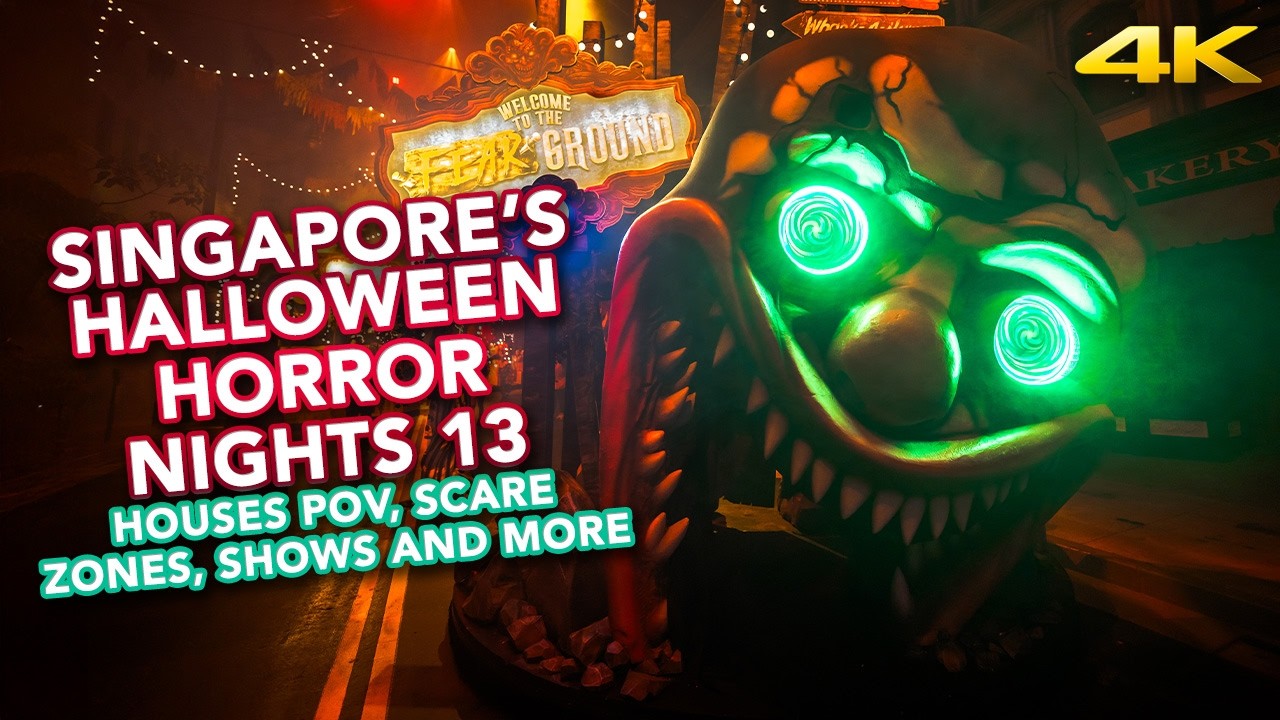 Полный тур по USS Halloween Horror Nights: 13 домов с привидениями, зоны страха, шоу в HHN13