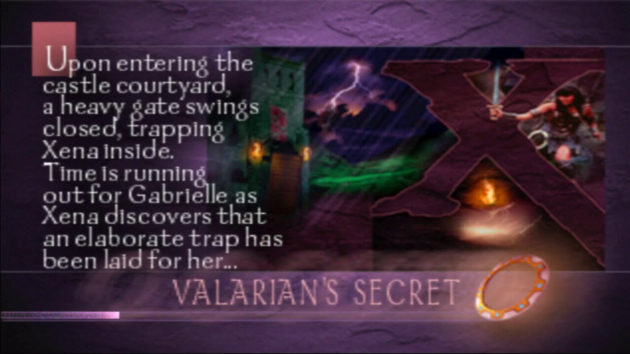 [PS1] Xena The Warrior Princess Level 7 Valarian's Secret
