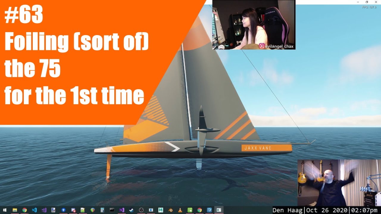 JVS Live 63 - Hydrofoil Generation - Foiling the 75!