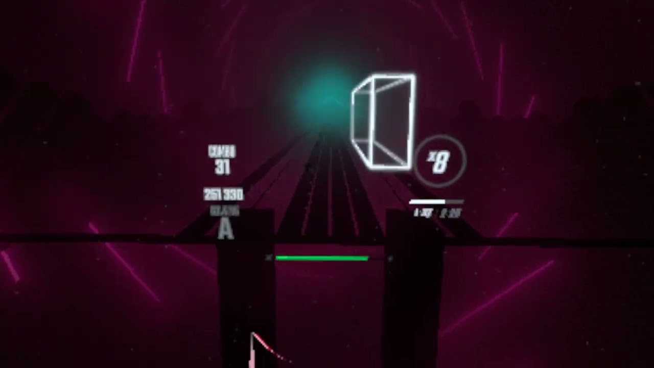 Beat Saber but I'm freakishly tall (MESMERIZER)