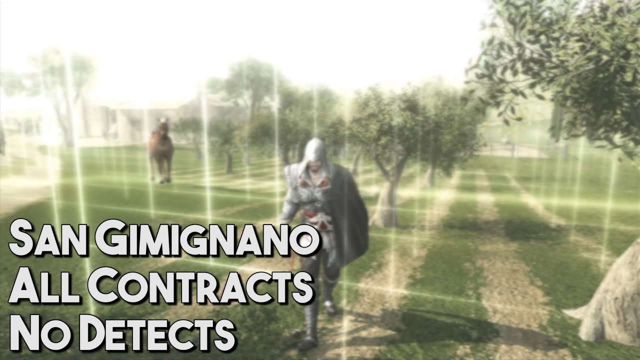 [AC2] San Gimignano | Assassination Contracts, No HUD, No Detects