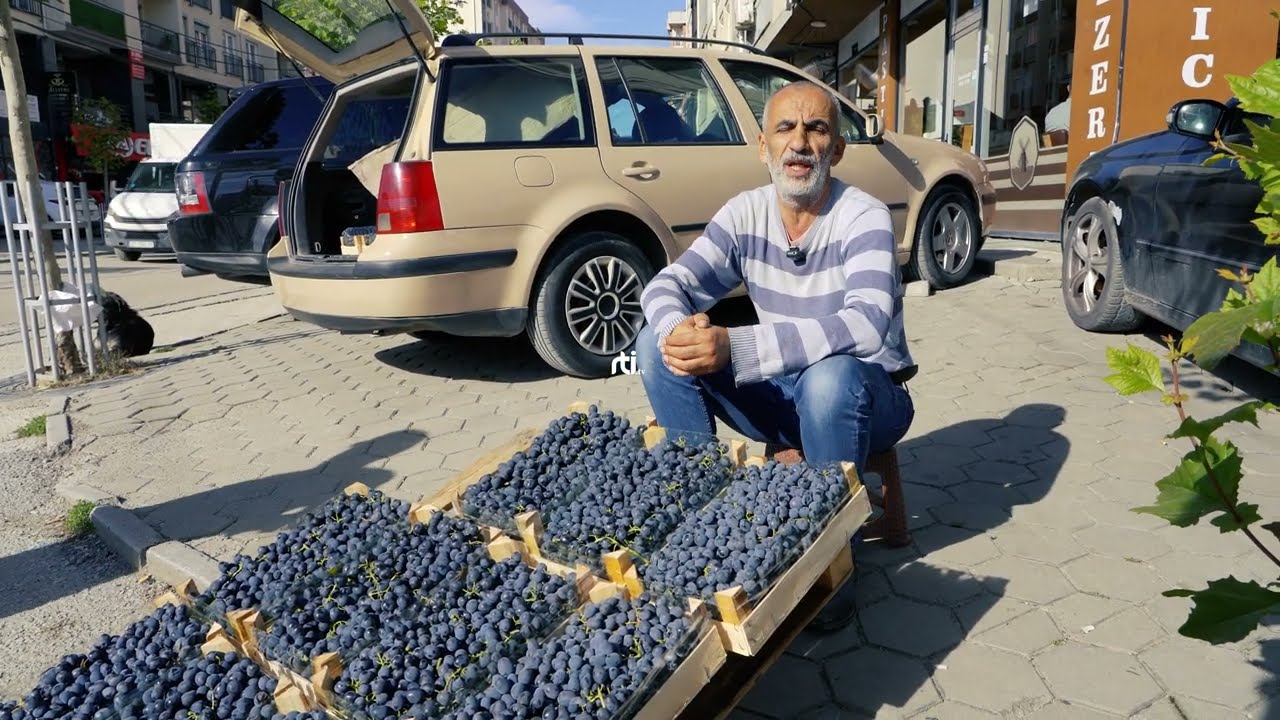 Të fitoj me hallall e çfarë mendojnë të tjerët nuk ka rëndësi! Rrushi i Rahovecit 5€ një gajbe | RTI