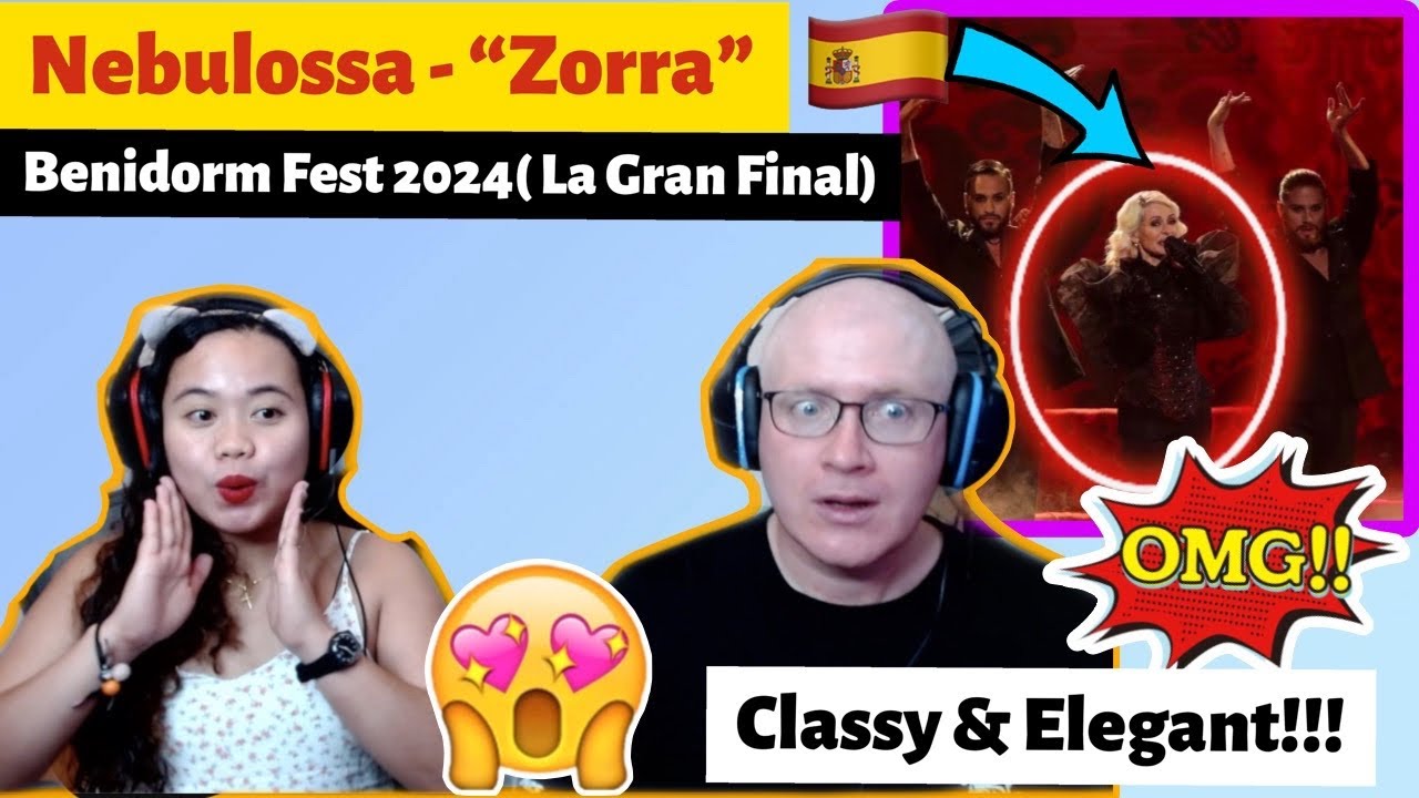 Nebulossa – “Zorra” | Benidorm Fest 2024 | La Gran Final REACTION!🇪🇸