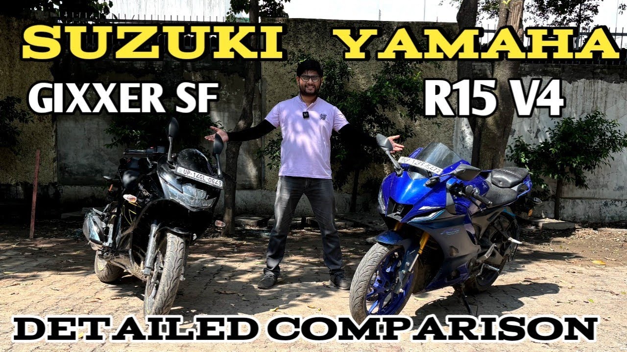2025 Suzuki Gixxer Sf vs Yamaha R15 V4 | Detailed Comparison | PoweronTorque