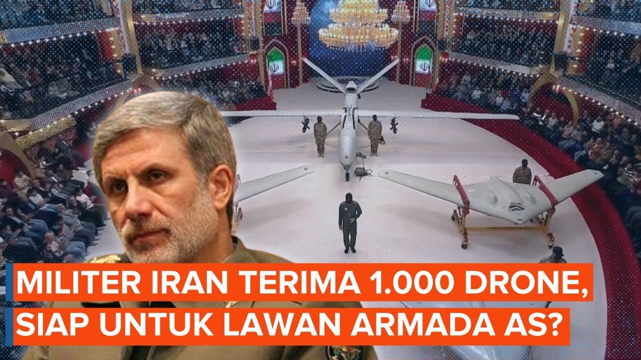 Tentara Iran Terima 1.000 Drone, Strategi untuk Lawan AS?