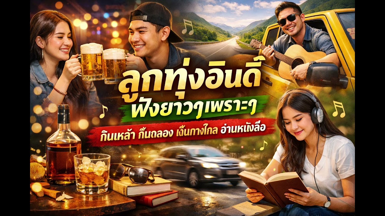 EP. 79 รวมเพลงลูกทุ่งอินดี้ ฟังยาวๆ กินเหล้า คาเฟ่ อ่านหนังสือ เดินทางไกล 