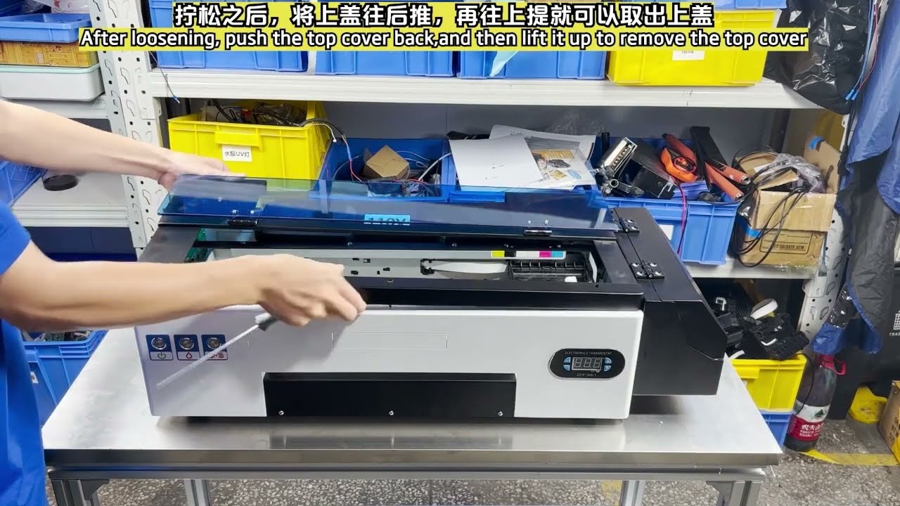 How to replace  Water Ink Pump of ACHI A3 DTF printer #dtfprinter