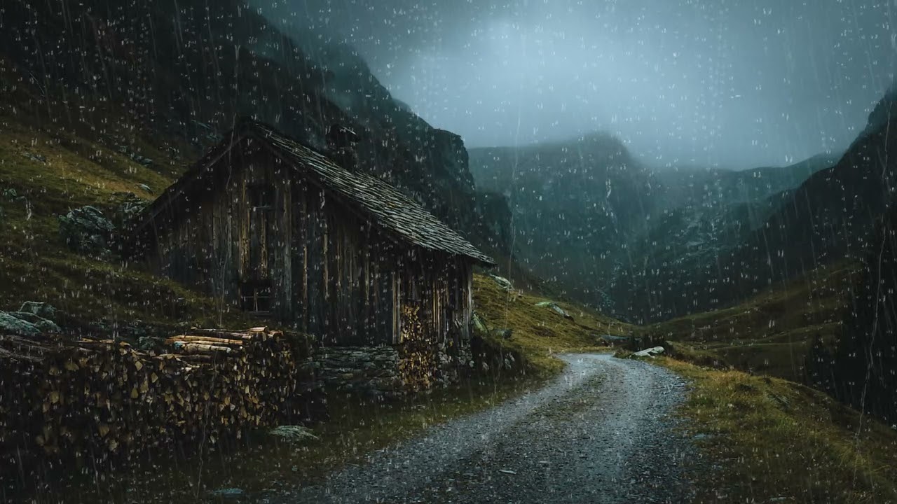 Night Rain and Thunderstorm Sounds | Nature Sleep Aid | Insomnia Relief 3 Hours