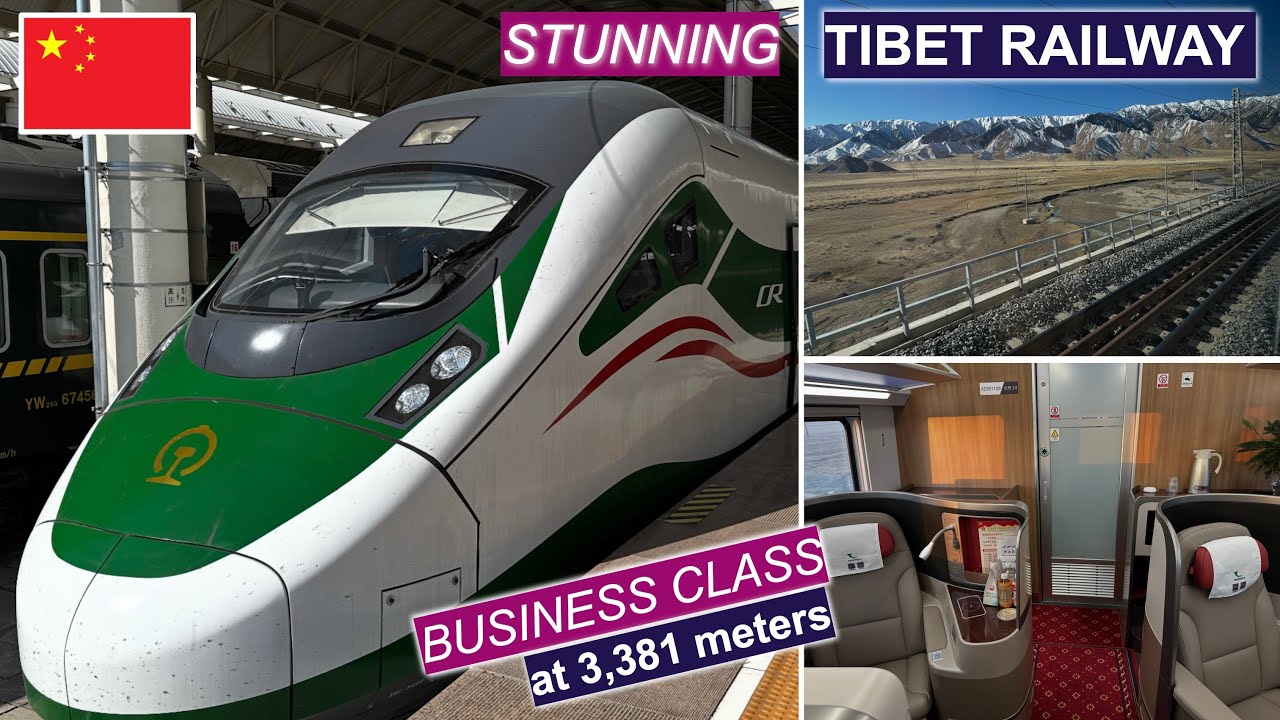 Tibetan Plateau High-Speed Train: CR200J1-D Business Class – Climb to 3,381m & Qinghai Lake