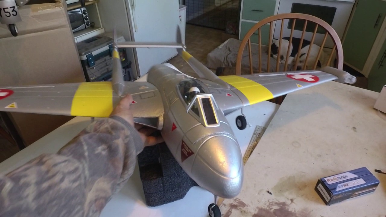 DuraFly Vampire Converted to DH-110 Venom with 12 Blade EDF