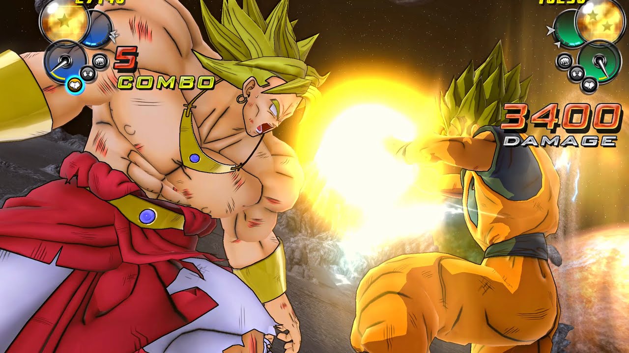 Dragon Ball Z: Ultimate Tenkaichi - GOKU SSJ2 vs. BROLY [Requested] #dragonballz