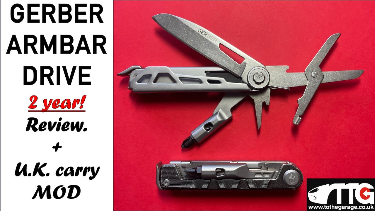 Gerber Armbar Drive. Модифицирован для дорог общего пользования в Великобритании. Обзор этого мул...
