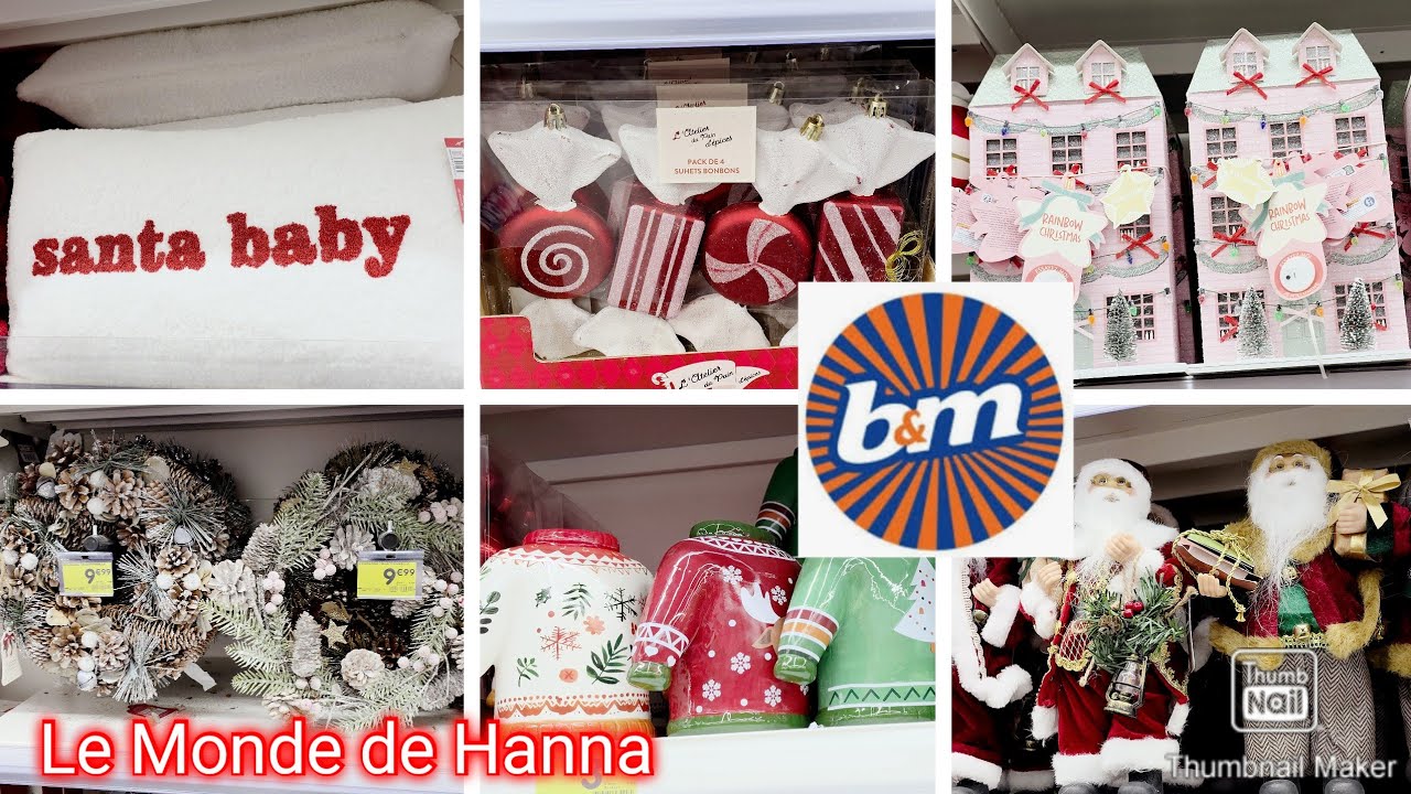 B&M ARRIVAGE 03-12 DÉCORATION DE NOËL 🎄 
