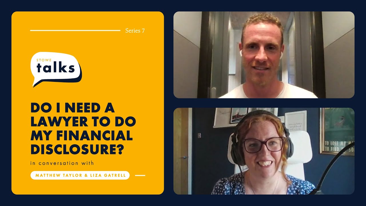 Do I need a lawyer to do my financial disclosure (Ep 64)