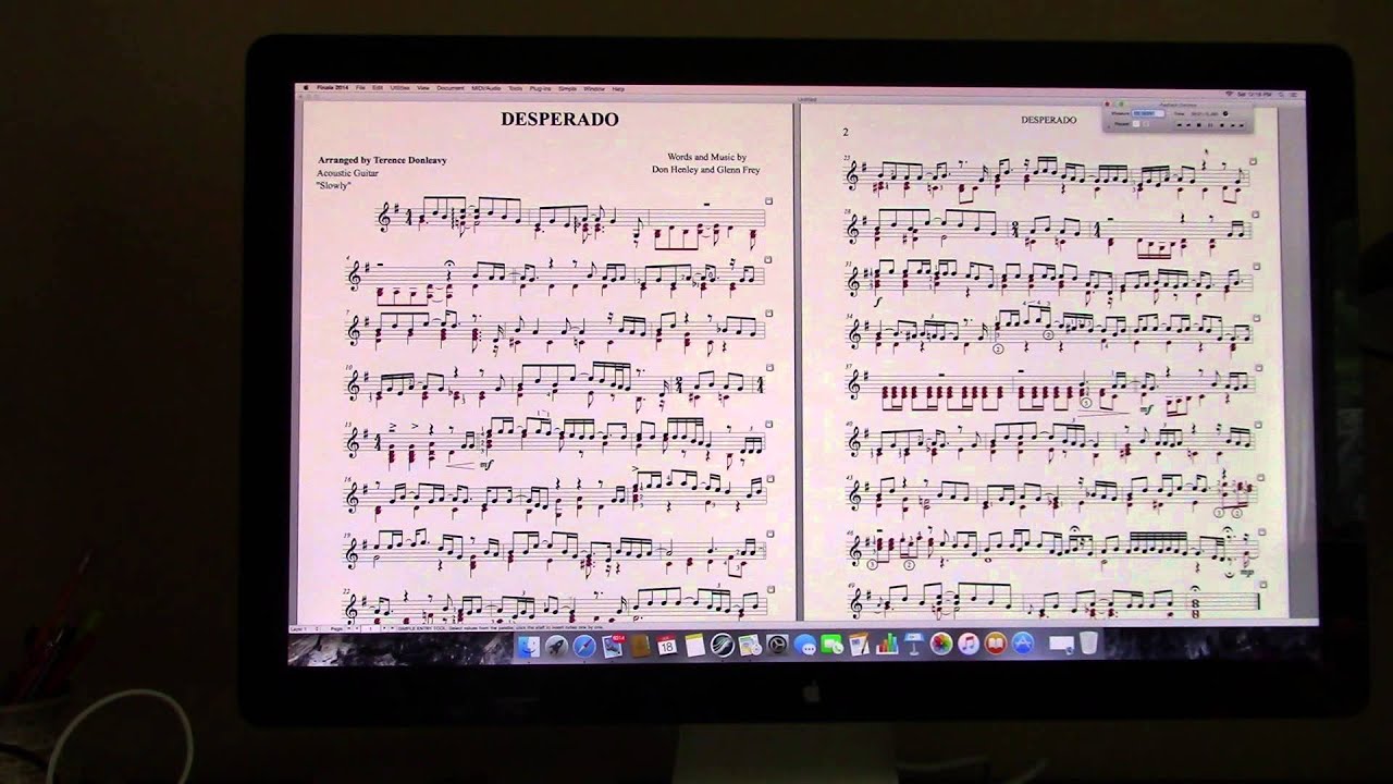 A Classical Composition of the song Desperado