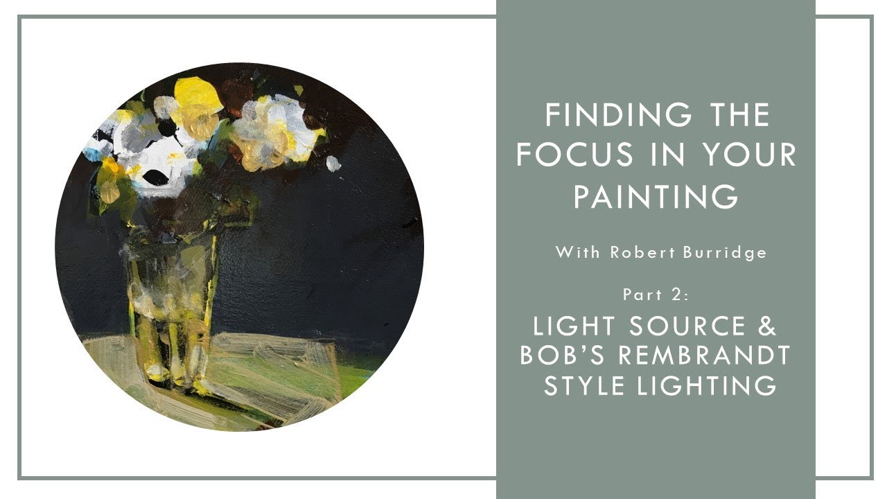Oil Painting - Light Source and Rembrandt-Style Lighting Technique