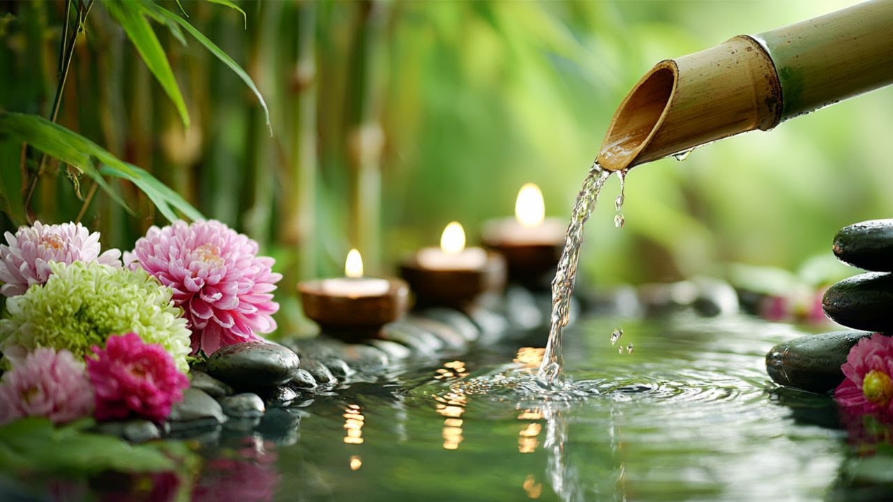Deep Sleep Healing Piano 🌙 Water Sounds for Stress Relief, Emotional Calm & Restful Nights