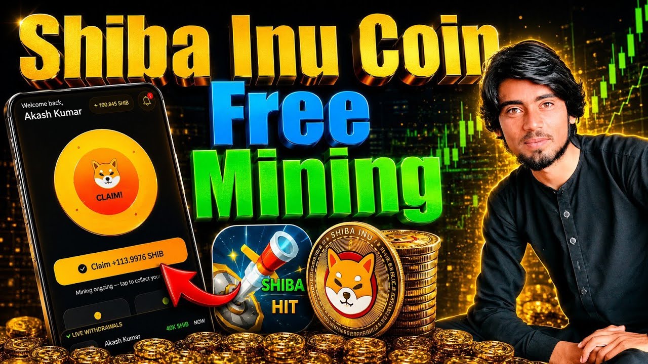 New SHIB Mining App 2026 | Earn Free Shiba Inu Coin Every Day!