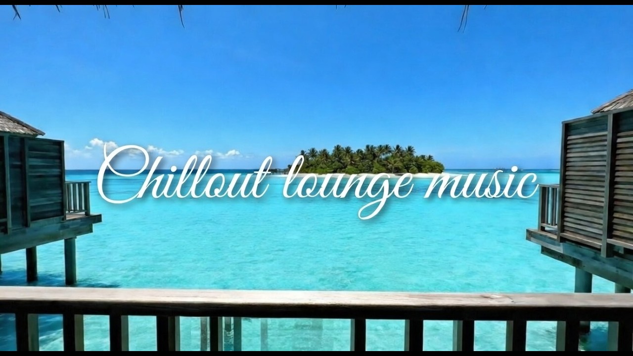 Maldives Paradise Ambience 🌴 Relaxing Music from a Water Villa with Tropical Island View