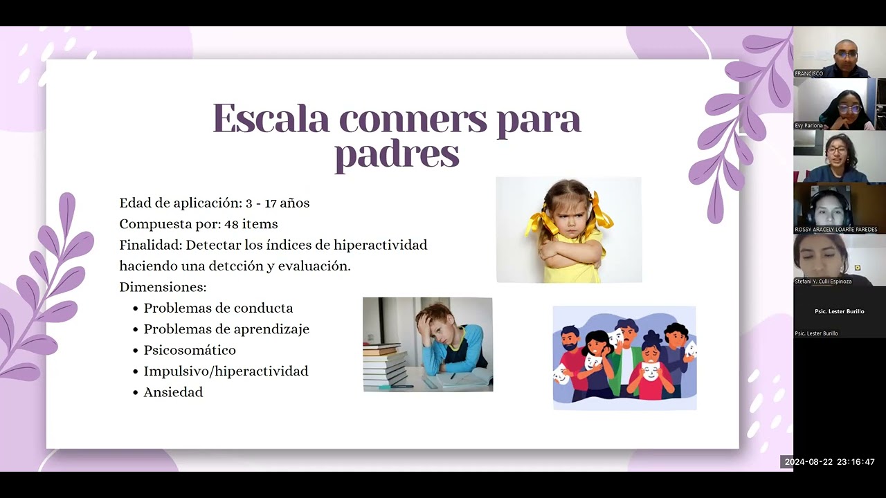 TEST DE CONNERS
