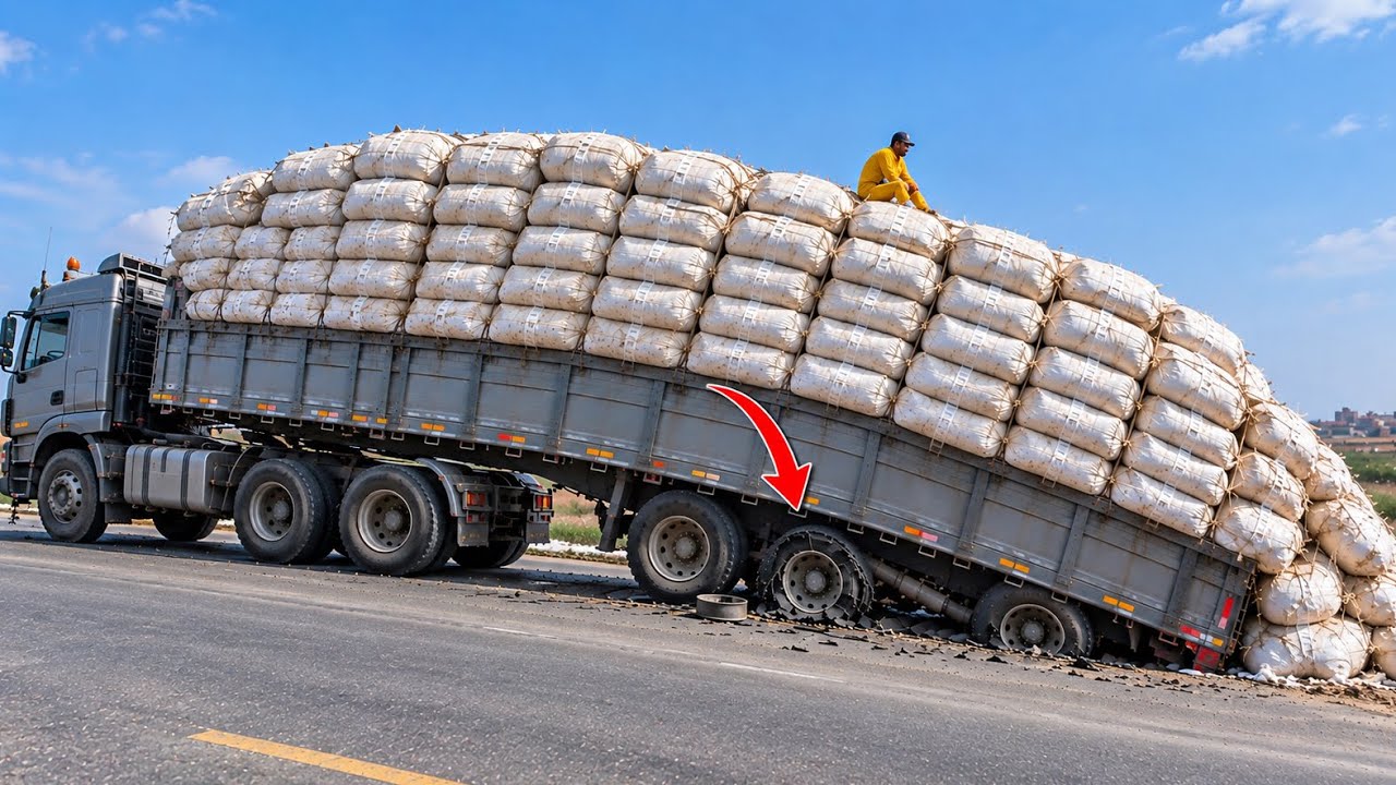 🔥 Top 3 Pakistani Overloaded Truck Breakdowns! Tire Blowouts & Axle Failures Caught on Camera