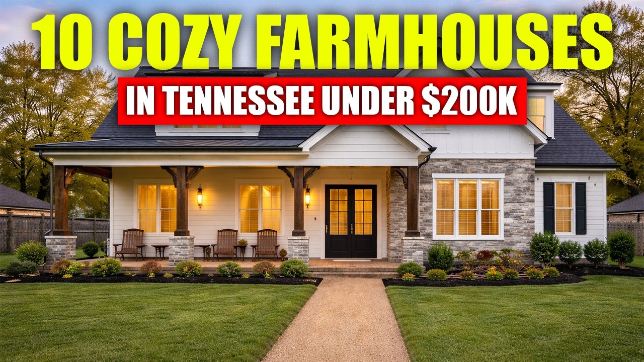 10 CHEAP Tennessee Towns With Farmhouses and A LOT OF LAND | Hidden Gems For Sale Right Now!