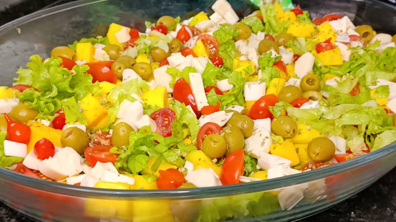 SALADA TROPICAL FÁCIL E RÁPIDA- PERFEITA PARA O SEU NATAL