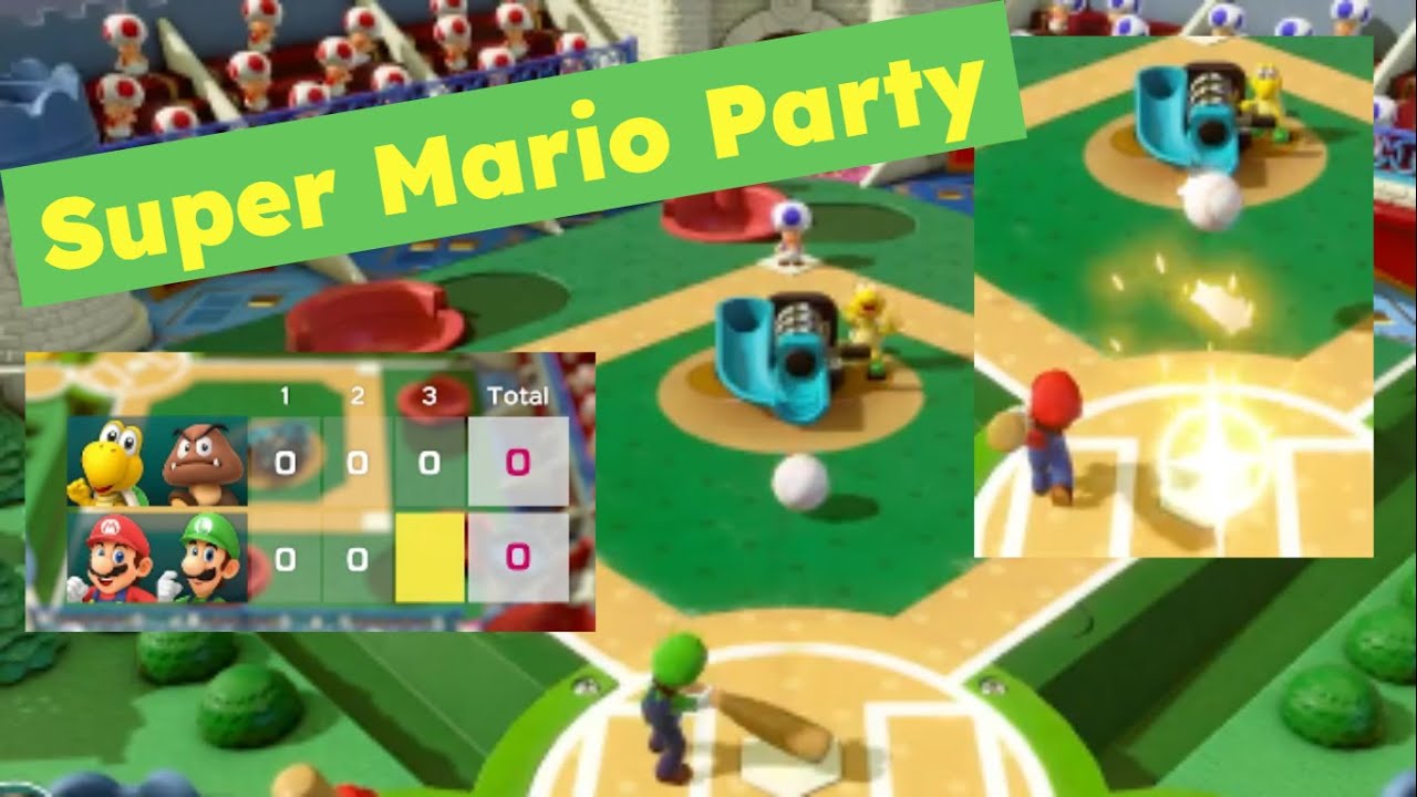 World Series of Mario Party! Best of 7 Series! - Super Mario Party Baseball