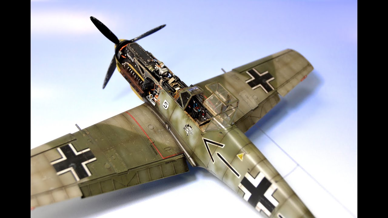 Messerschmitt Bf 109E-4 Eduard 1:48 Adolf Galland -WW2 Aircraft Model