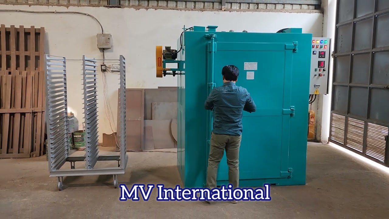 High Temperature Electric Tray Dryer for Chemical Industry, SS 304 Trays, Working Temp 350 Deg.