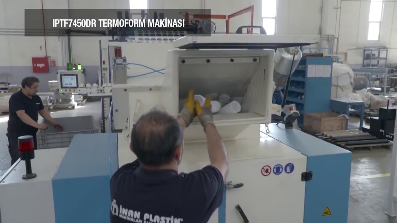 İnan Plastik  Termoform makinası ürün tanıtım videosu