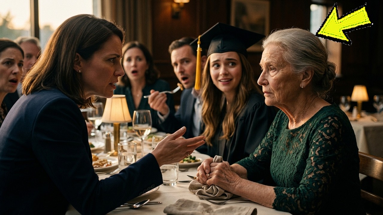 “Me das vergüenza”, gritó mi nuera en la graduación… nadie esperaba mi reacción