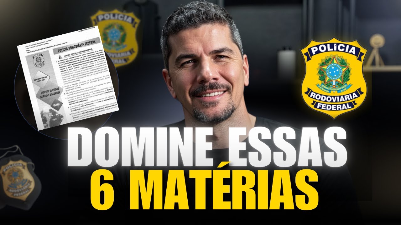 QUAIS SÃO AS MATÉRIAS MAIS IMPORTANTES DA PRF? [+ DICA BÔNUS]