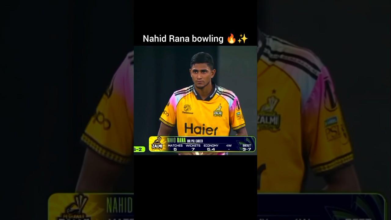 Nahid Rana❤️🥀 bowling in PSL final  #cricketshorts #psl2026