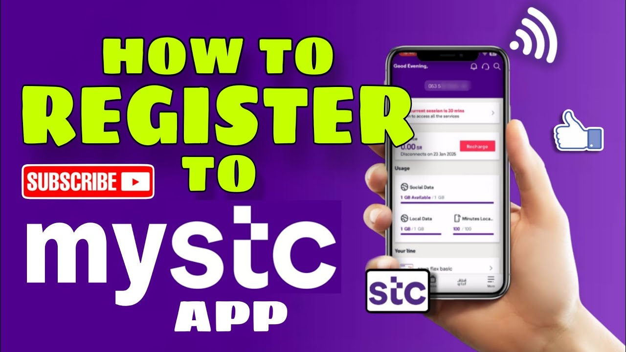 HOW TO REGISTER TO MY STC APP 2026 #fyp #stc #mobily #telecom #ksa #tutorial #howto #youtube #tech