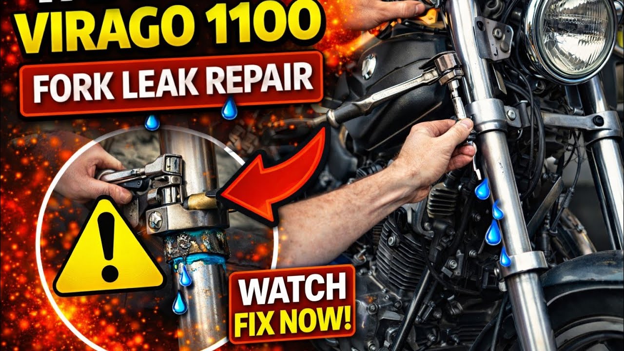 Yamaha Virago 1100 Fork Leak Repair For No Cost