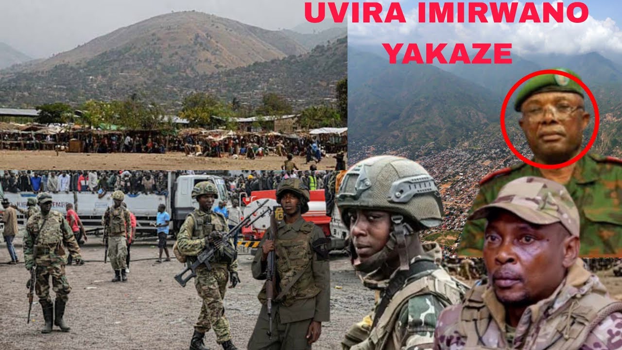 UVIRA IMIRWANO YAKAZE M'23 IRAMANUTSE MU MUJYI/FARDC N'ABARUNDI IGEZE HAFI Y'UMUJYI/BULE TOMB&Eacute; 