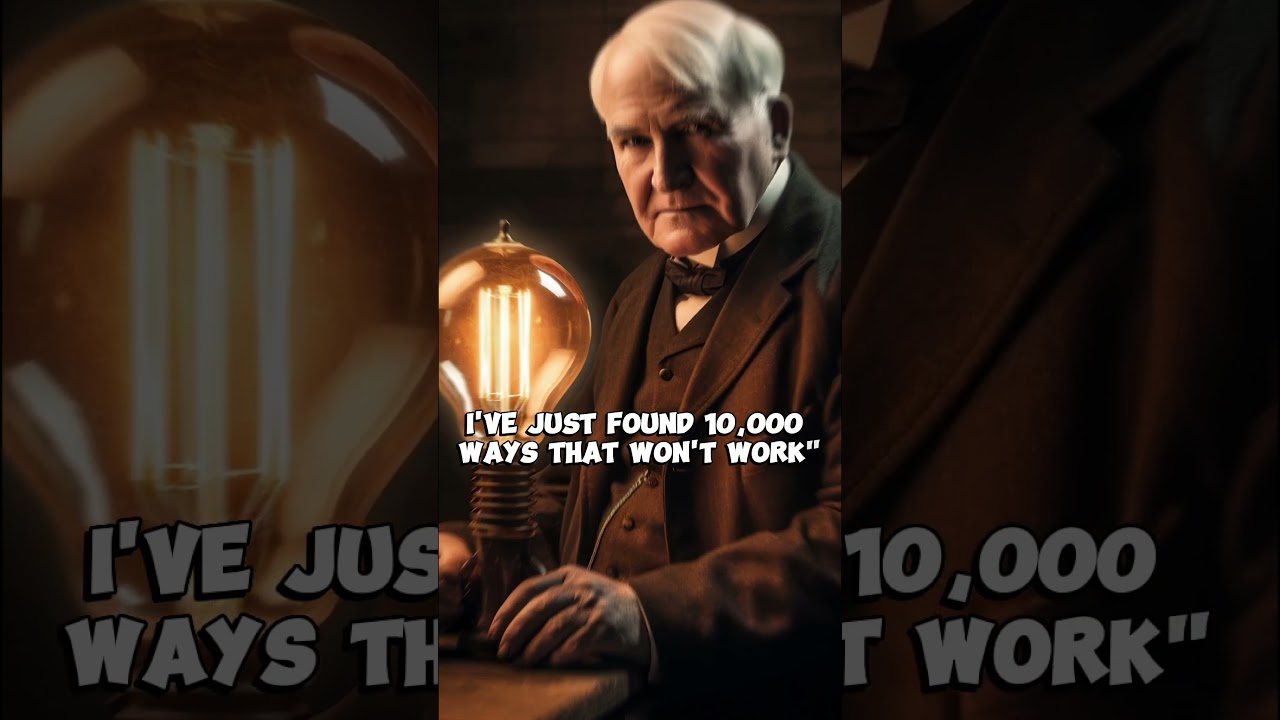 One of the best quotes of Thomas Edison #quotes #motivation #thomas #edison #life #quote #failure