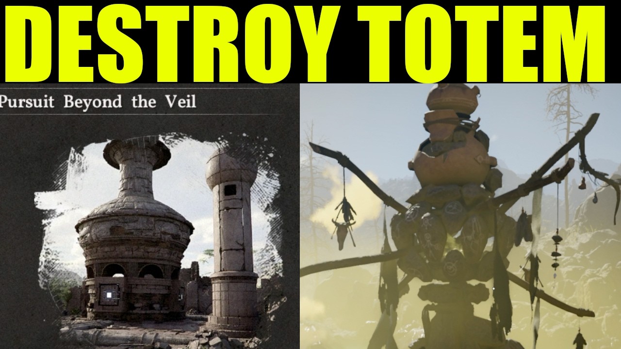 Crimson desert - pursuit beyond the veil quest guide (destroy totem)