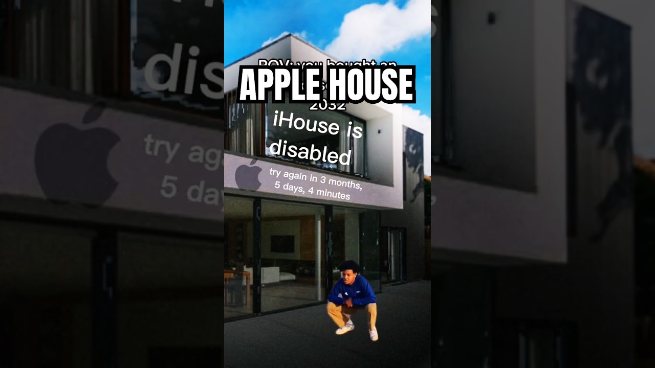 Jak wyglądałby APPLE HOUSE?