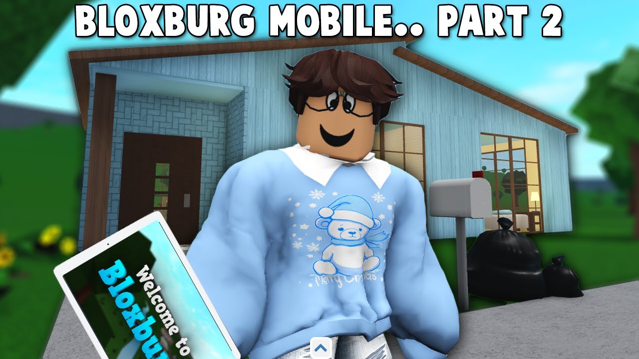 RENOVATING MY HOUSE MORE IN THE NEW BLOXBURG MOBILE SERIES (Part 2)