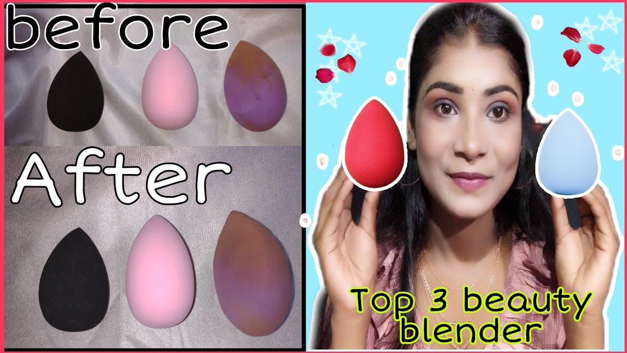 ||Top 3 Beauty Blender Under ₹ 200 I tried blue heaven/colorbar/Bronson professional Beauty blender