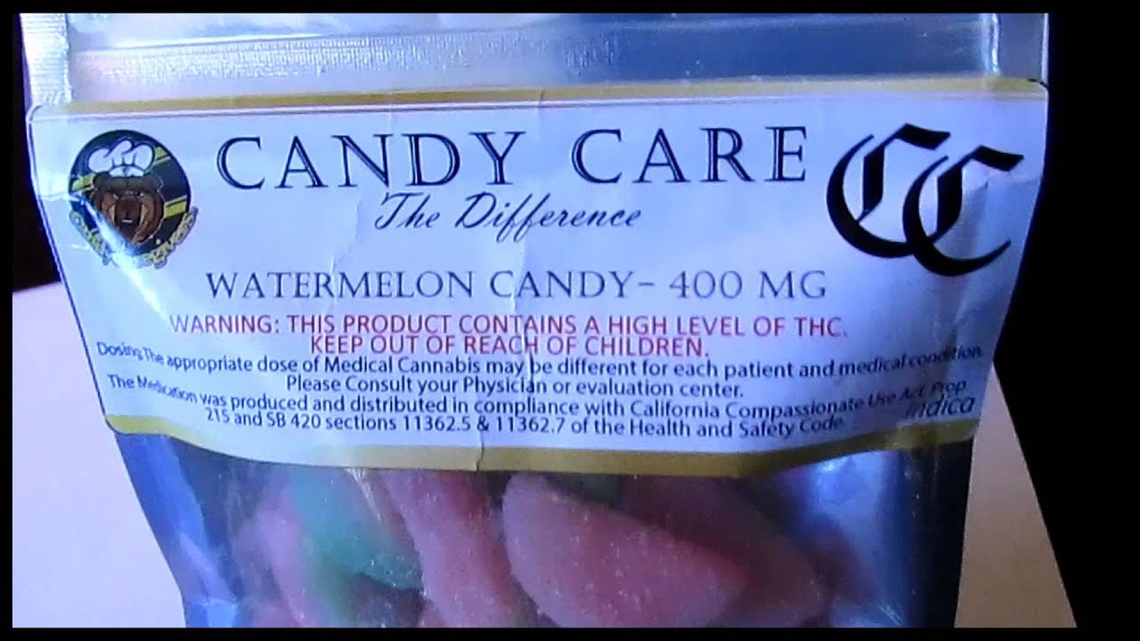 Medical Cannabis Edible review : Watermelon gummies 400mg