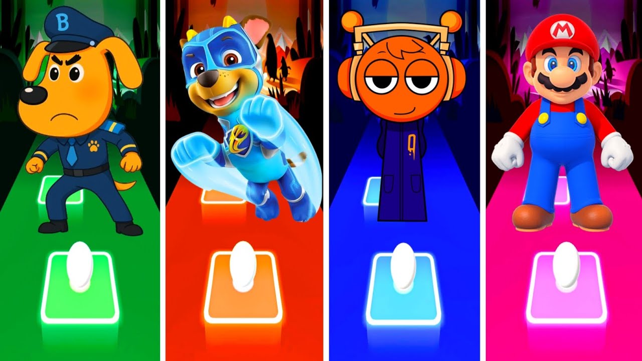 Sheriff Labrador 🆚 Paw Patrol 🆚 Incredibox Sprunki 🆚 Super Mario Bros.💥Who Is The Best CoffinDance?🤔
