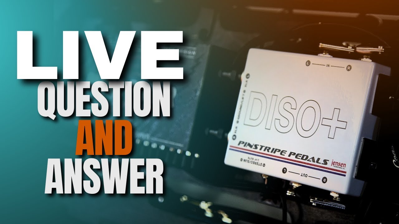 LIVE Q&A with Pinstripe Pedals
