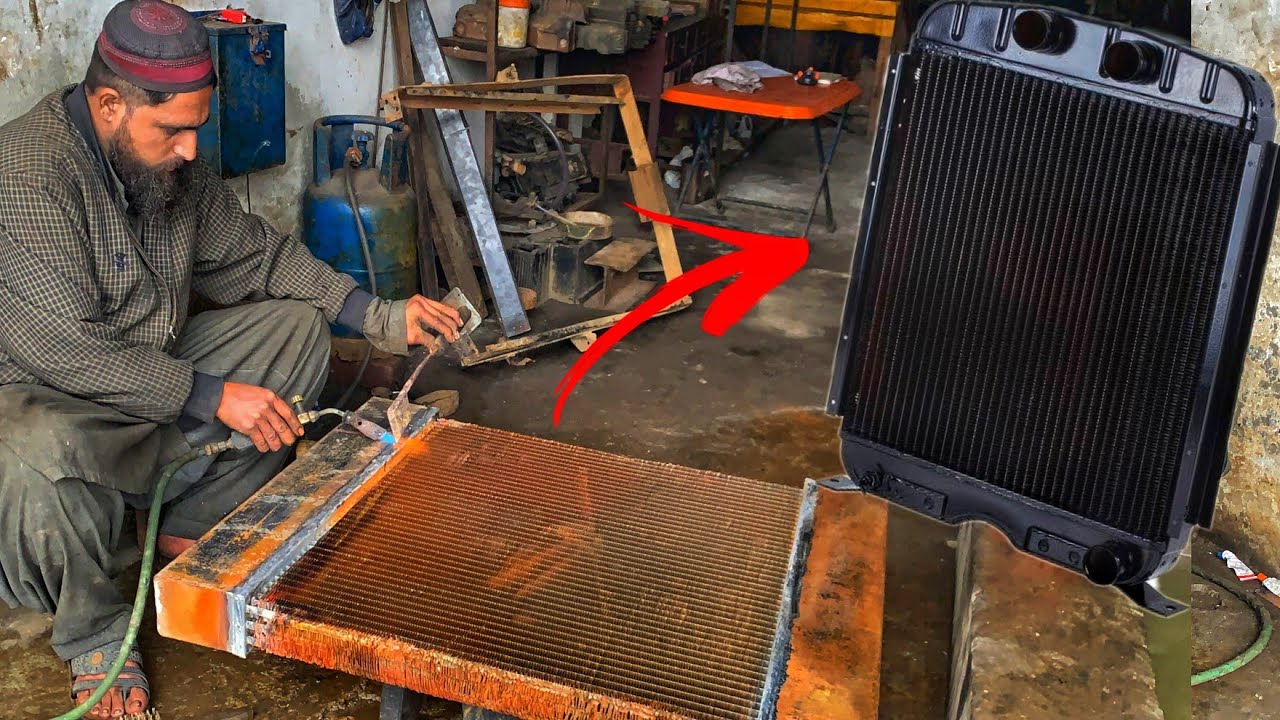 How to Clean a Truck Radiator || How to Flush Your Truck Cooling System || Radiator Restoration