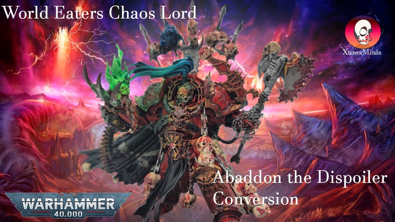 World Eater Chaos Lord Conversion Kitbash/Painting